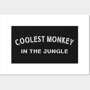 Coolest monkey in the jungle Posters and Art